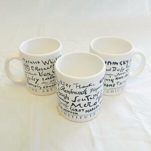 RARE Vintage The Art Institute of Chicago Ceramic Mugs